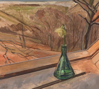 Green Bottle & Daff by William Packer